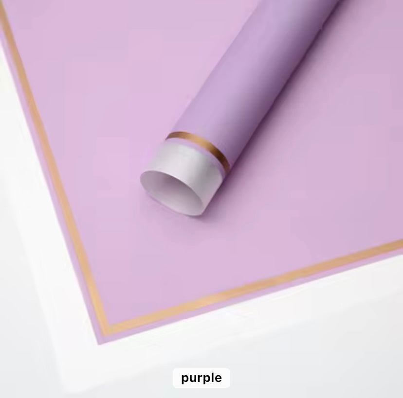 Transparent Border Jelly Film Paper