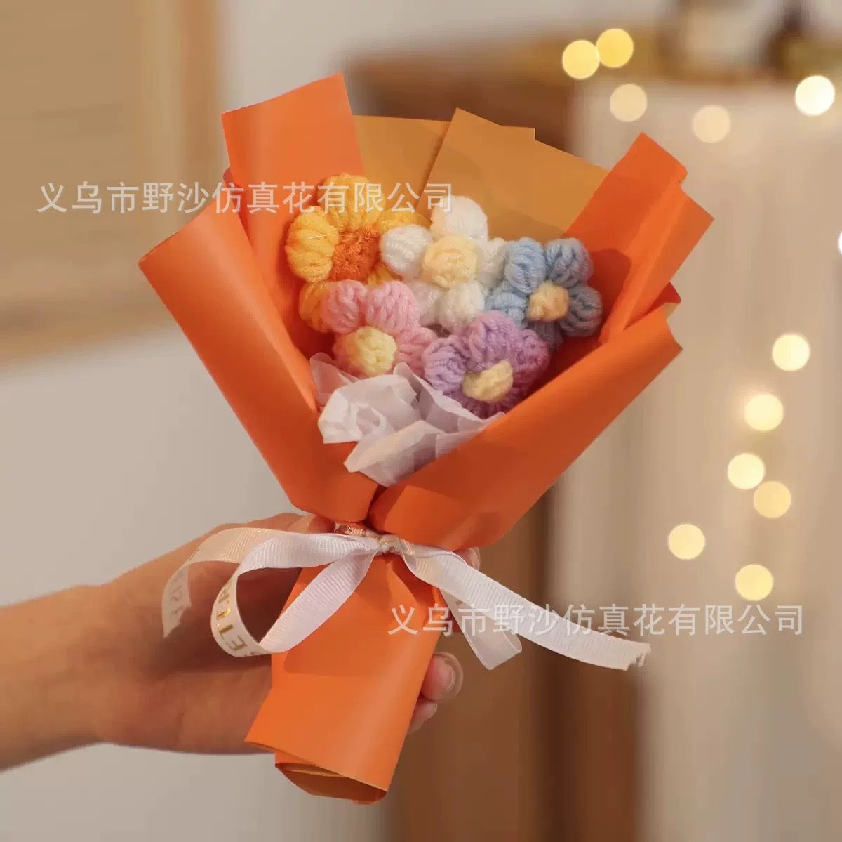 Mini Crochet Floral Bouquet