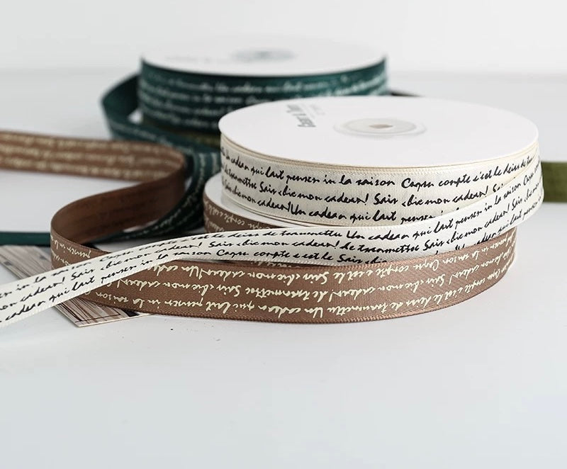 Luxe Calligraphy Ribbon