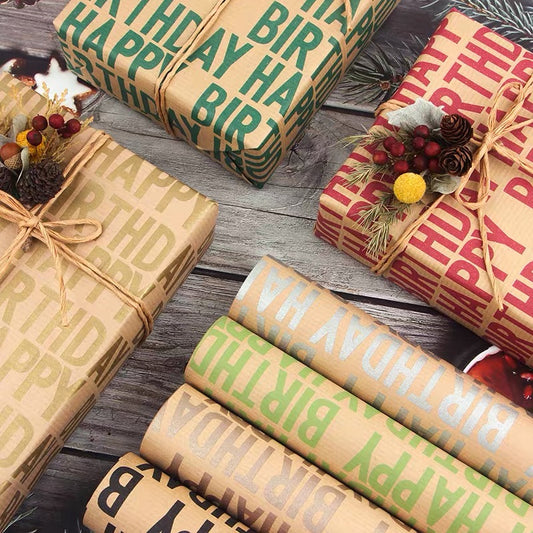 Happy Birthday Wrapping Paper