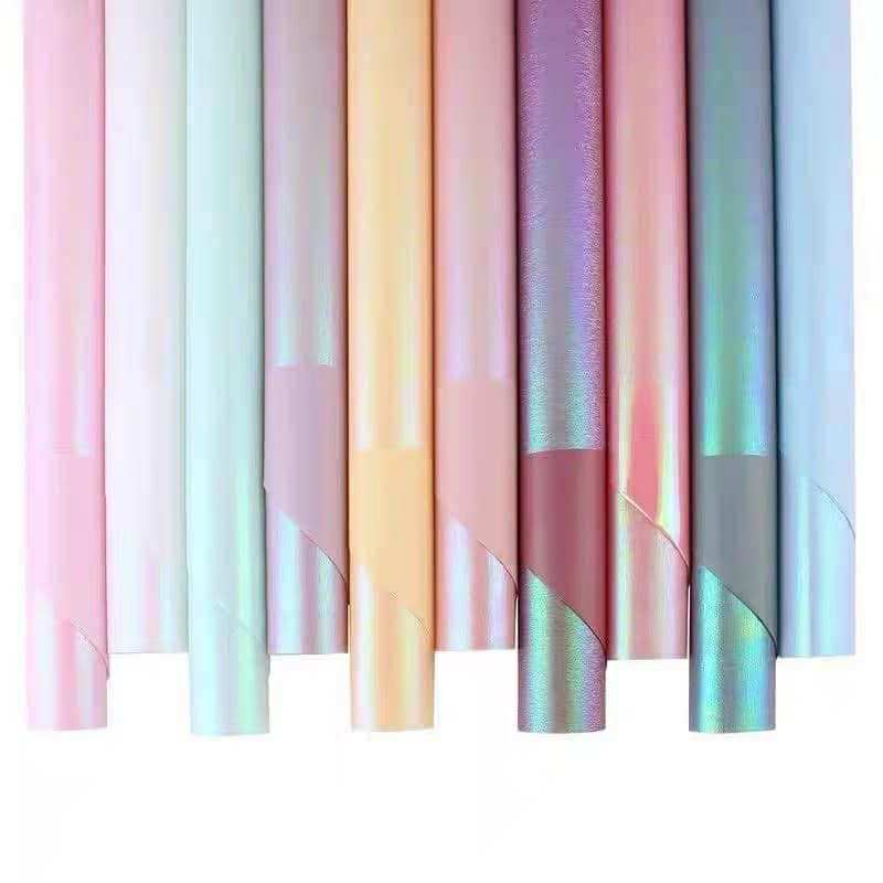 Shimmery multi wrapping paper