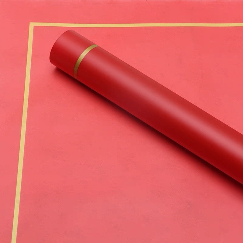 Golden Border Jelly Film Paper