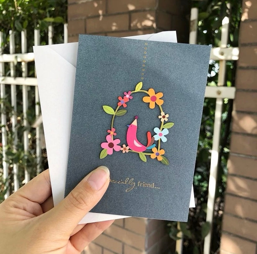 Wooden Embossed Gift Card