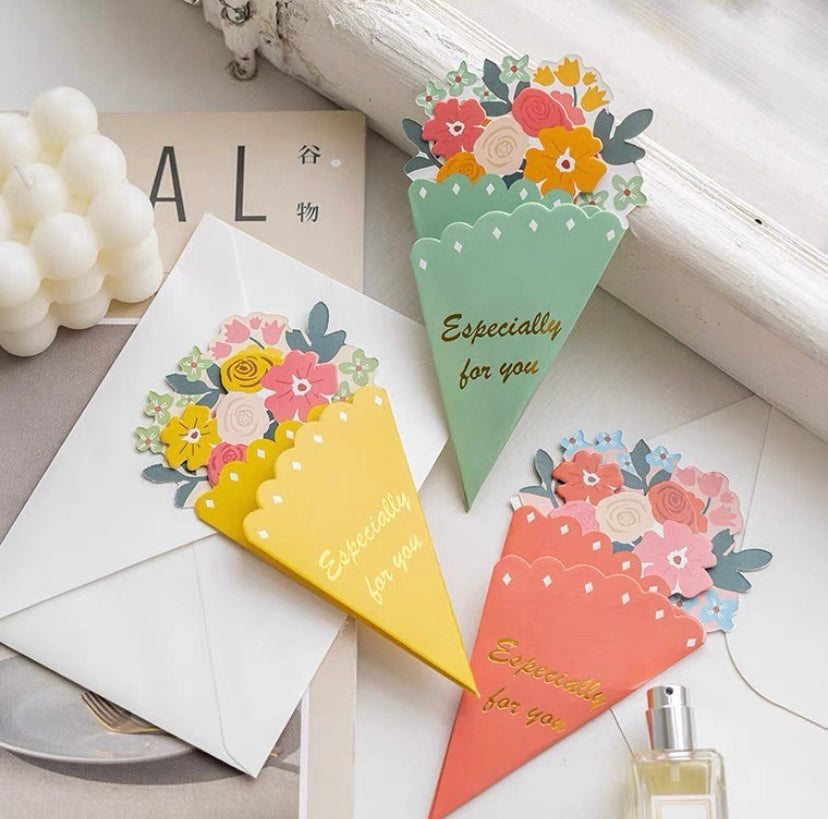 Flower Cone Card