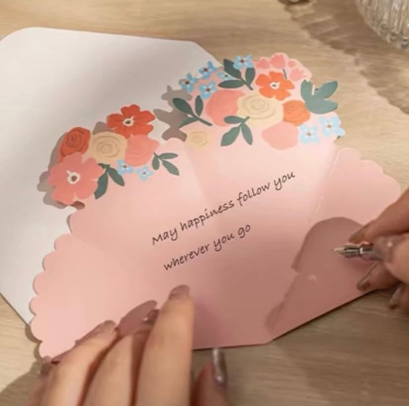 Flower Cone Card