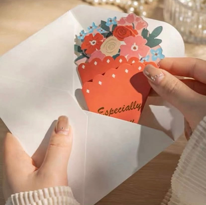 Flower Cone Card