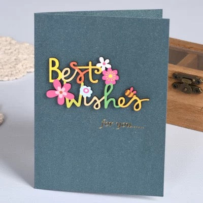 Wooden Embossed Gift Card