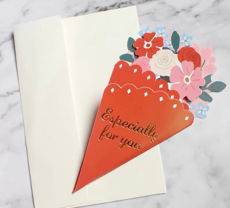 Flower Cone Card