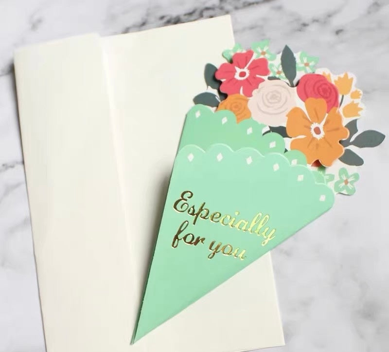 Flower Cone Card