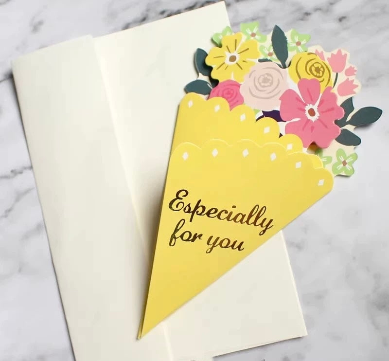 Flower Cone Card