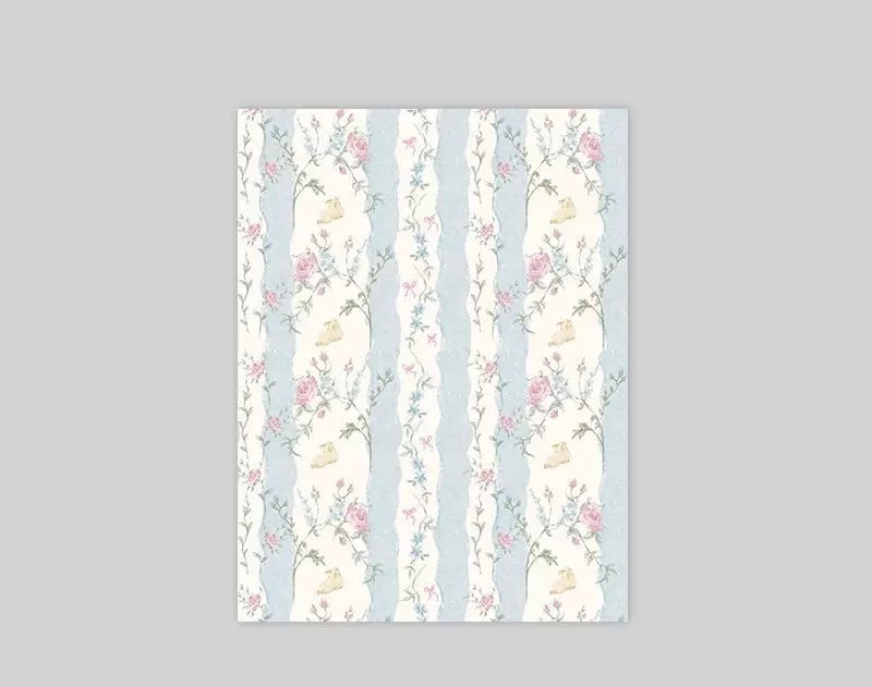 Bunny Floral Wrapping Paper