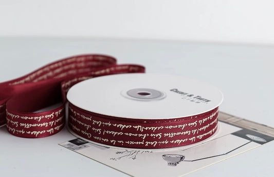 Luxe Calligraphy Ribbon