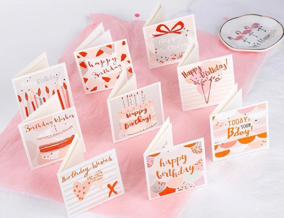 Golden Foil Happy Birthday Card