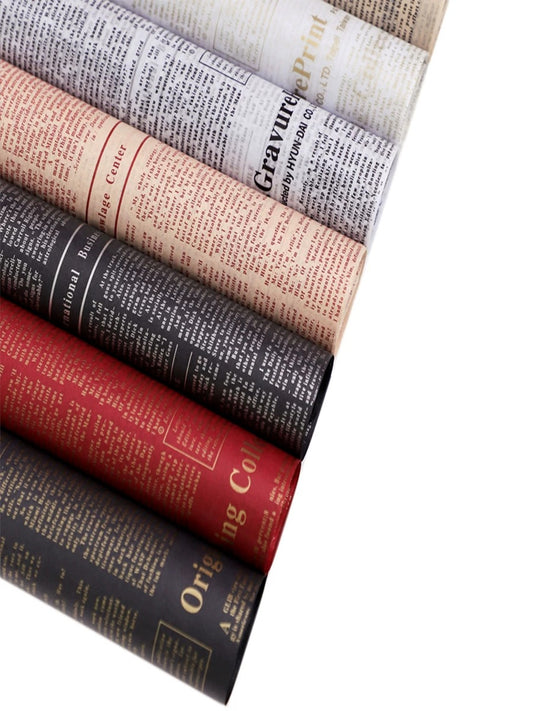 Newspaper Print Tissue Paper