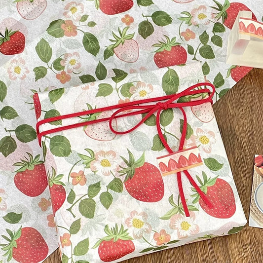 Printed Tissue Paper-Strawberry