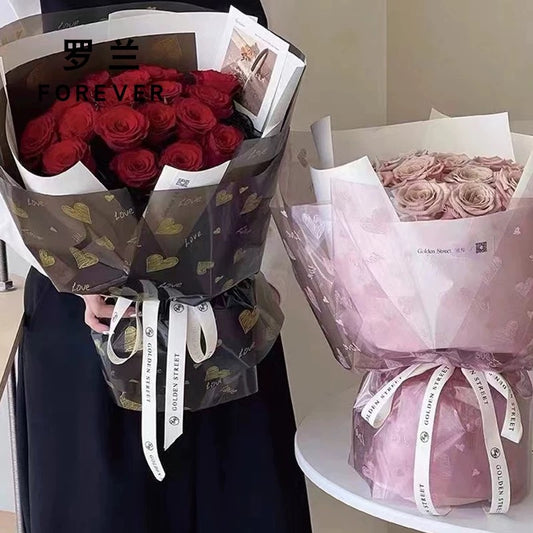 Love Transparent Wrapping Paper