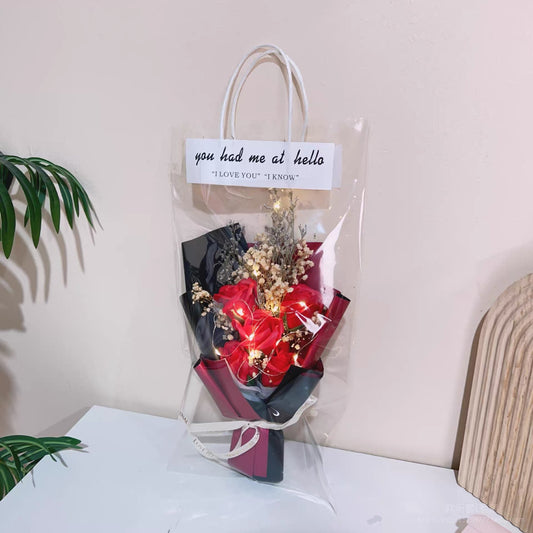 Flower Bouquet with Bag