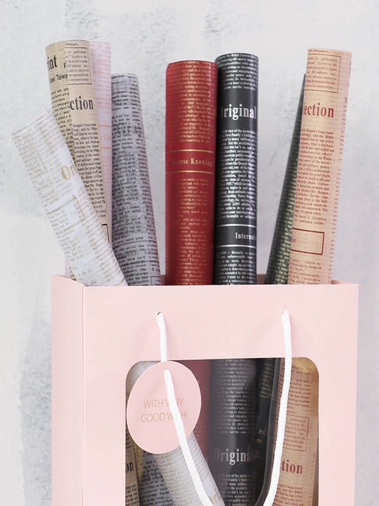 Newspaper Print Tissue Paper