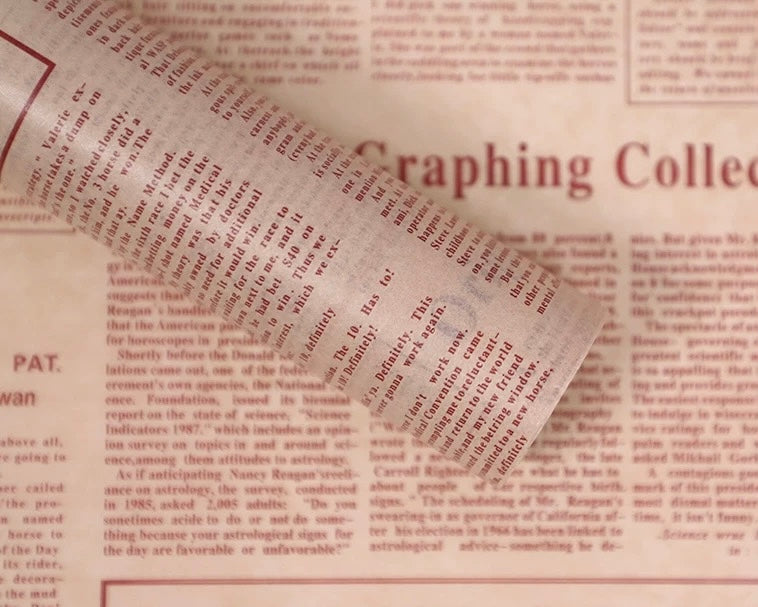 Newspaper Print Tissue Paper