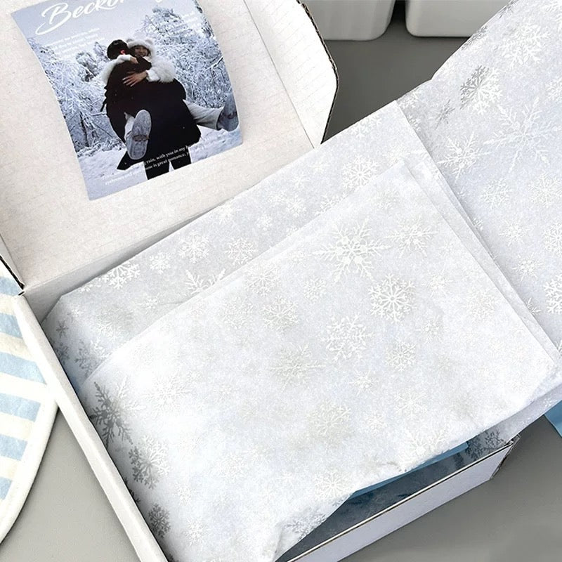 Printed Tissue Paper-Snowflakes
