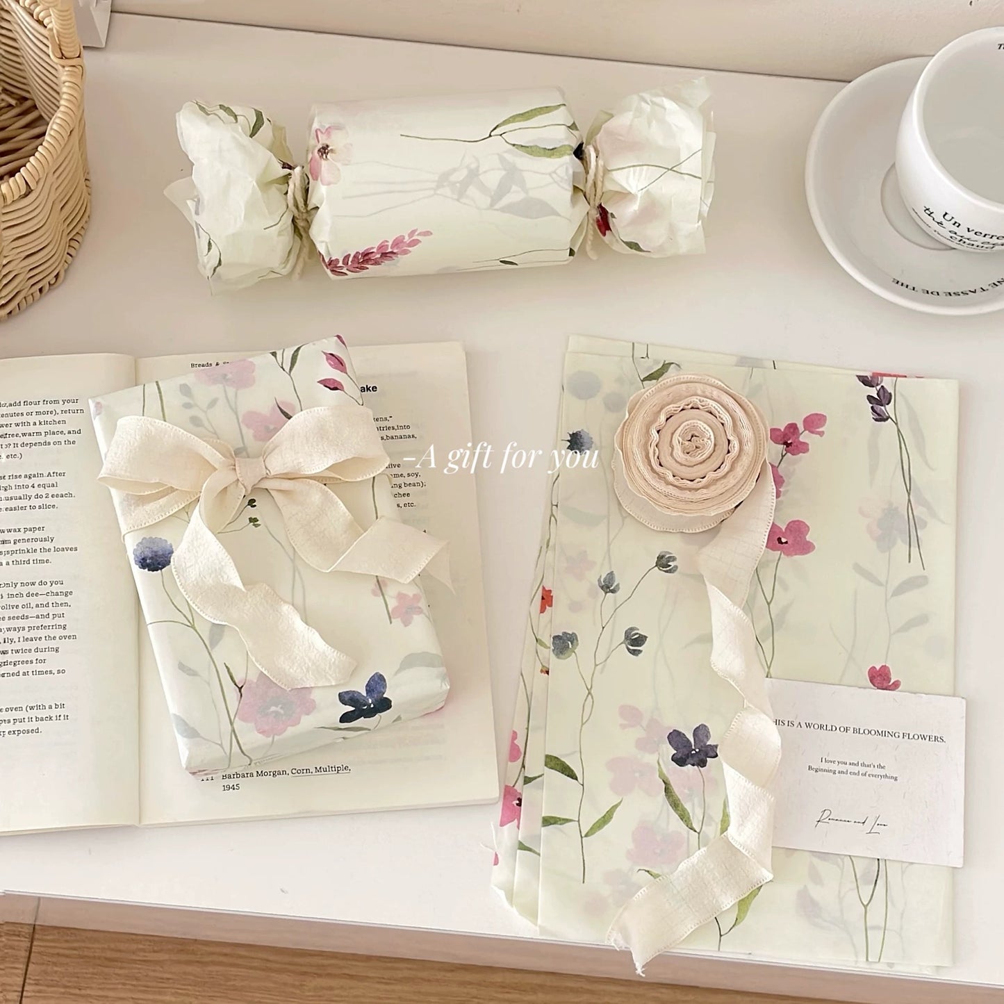 Floral Printed Paper