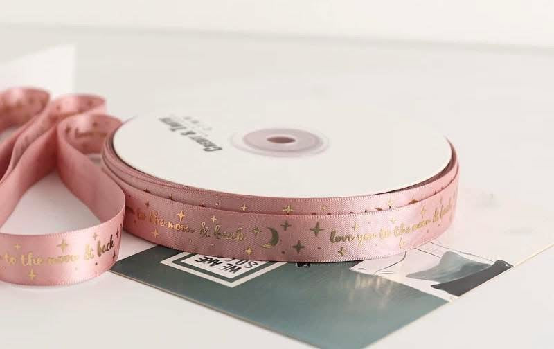 Love you to the moon and back ribbon