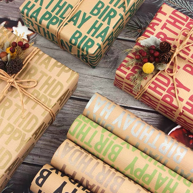 Happy Birthday Wrapping Paper