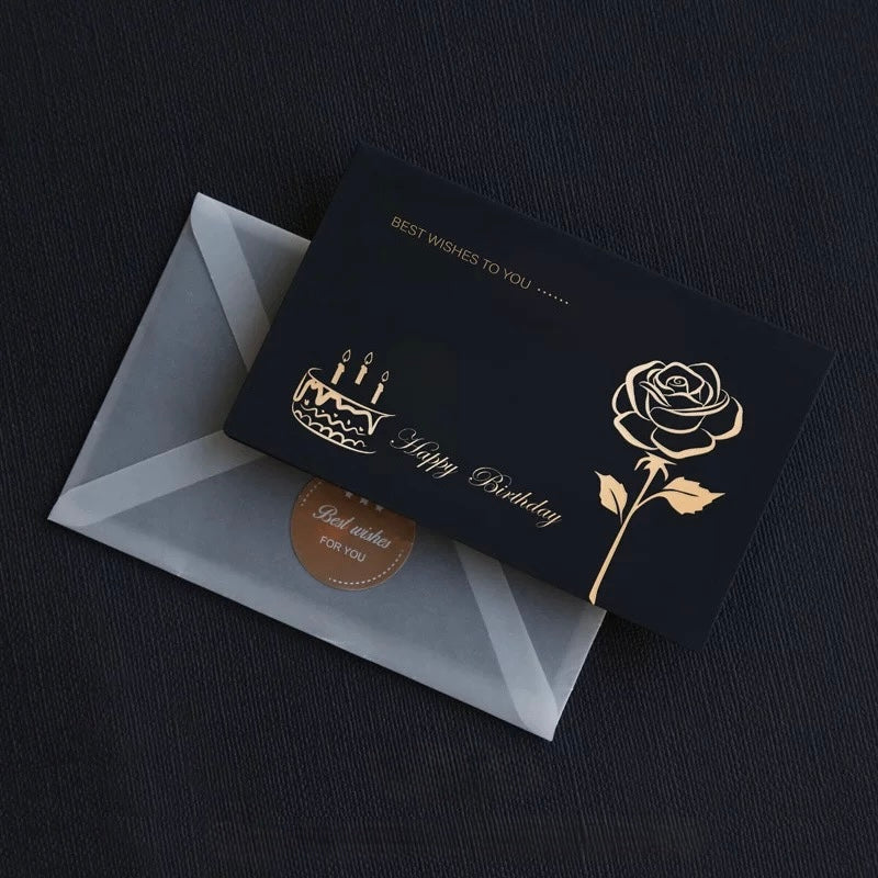 Happy Birthday Black Card