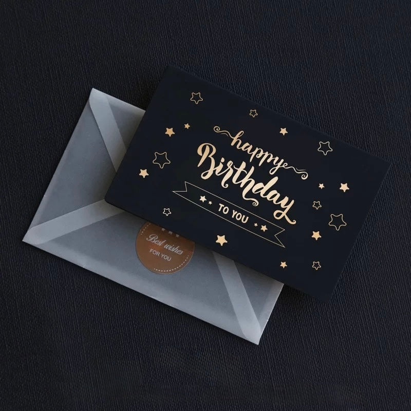 Happy Birthday Black Card