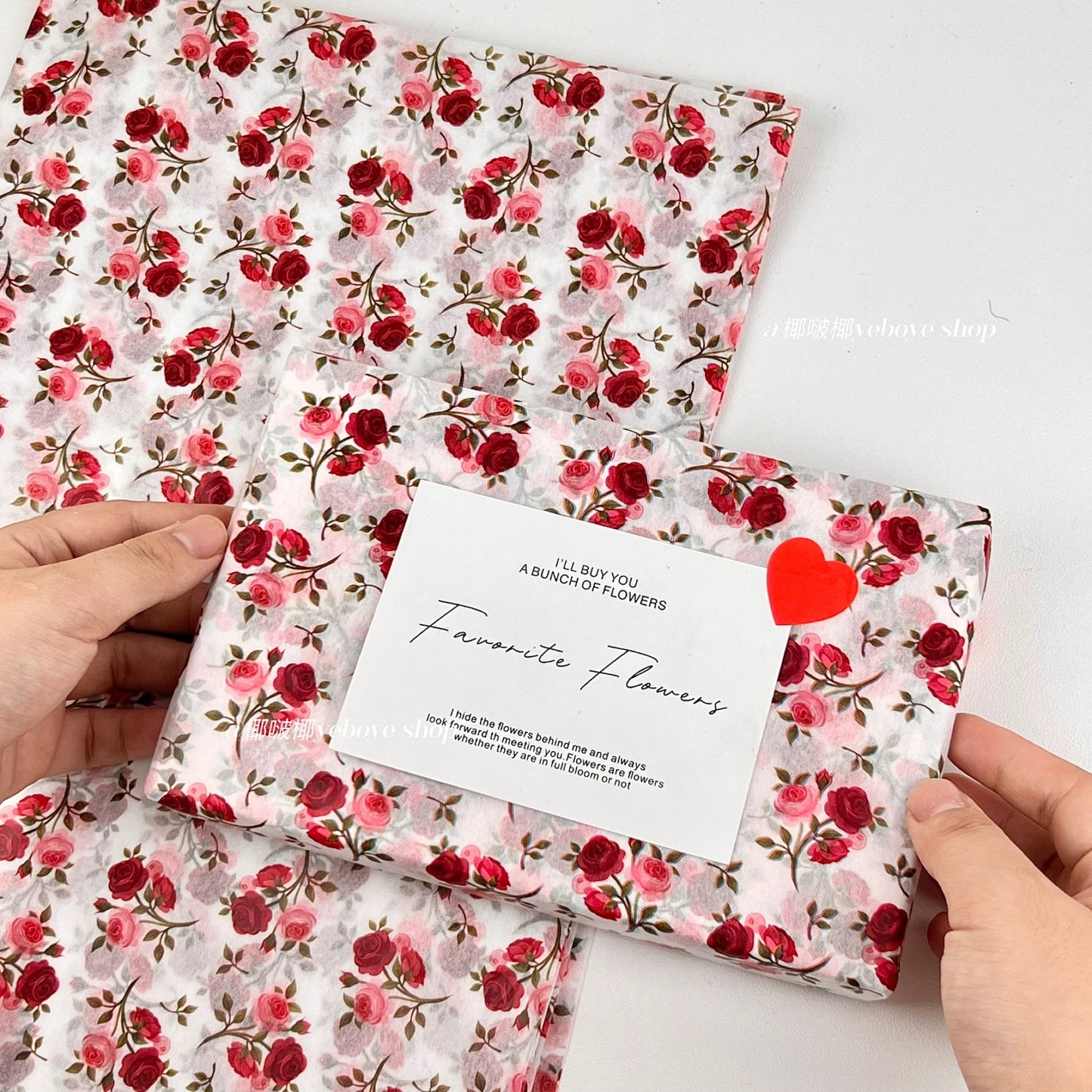 Printed Tissue Paper-Rose