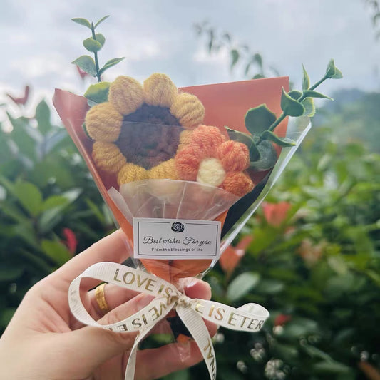 Sunflower crochet Bouquet
