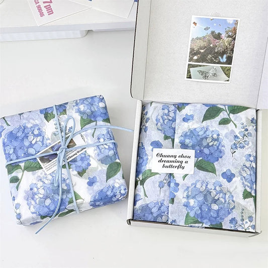 Printed Tissue Paper-Hydrangea
