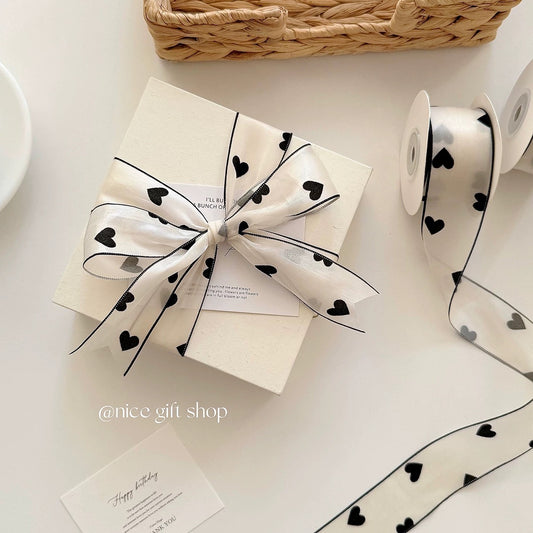 B&W Heart Ribbon