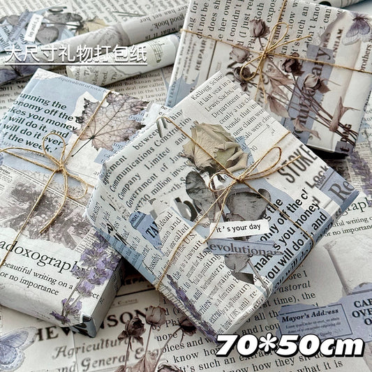 Vintage newspaper print paper