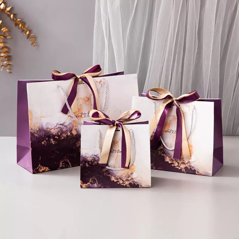 Midnight Marble Gift Bag