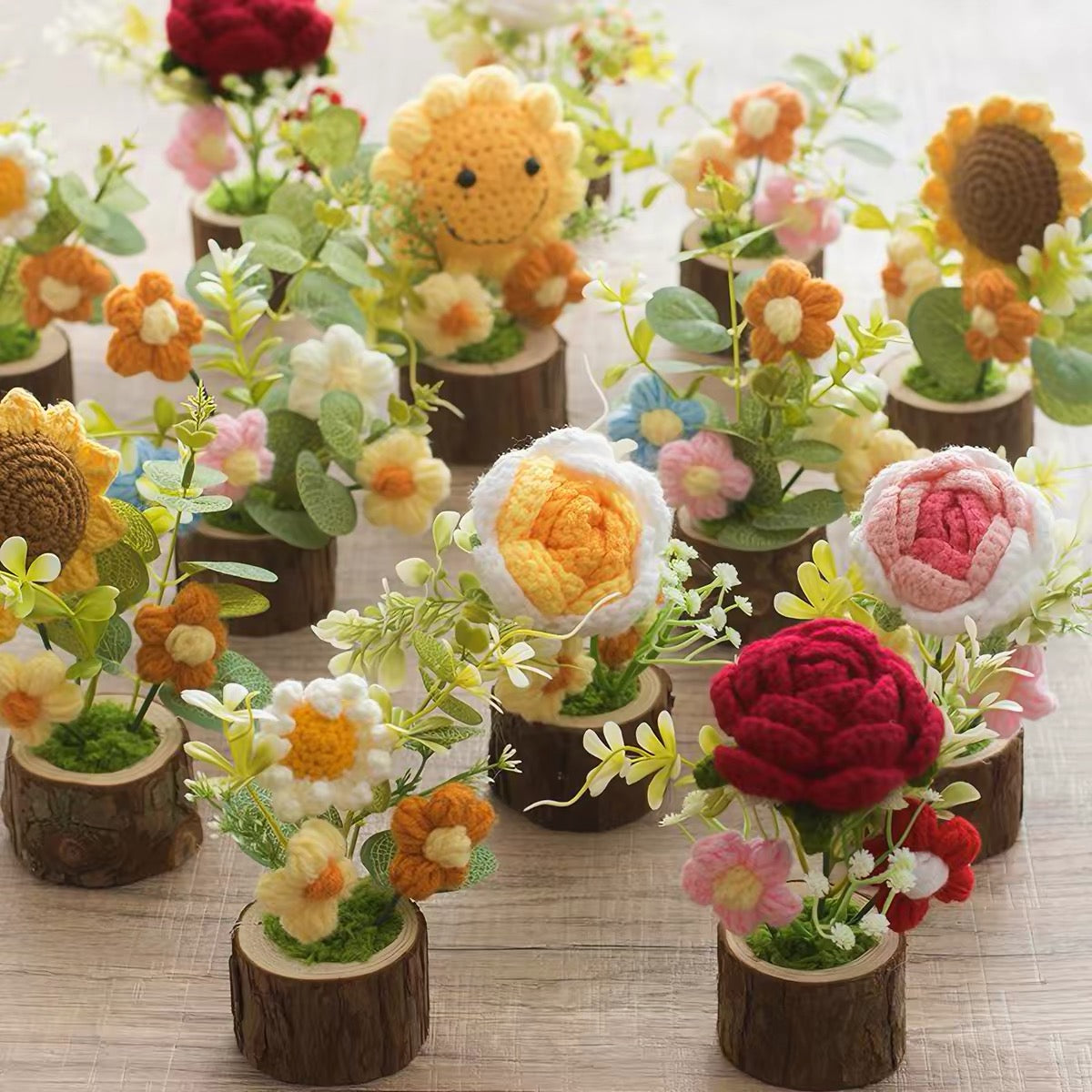 Everbloom Crochet Pot
