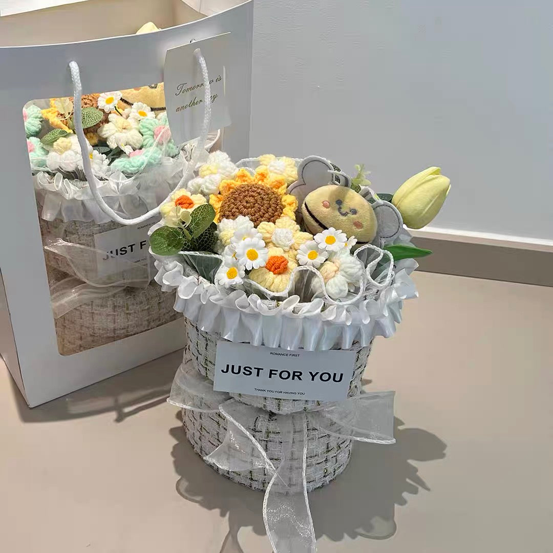 Honey Bee Crochet Bouquet