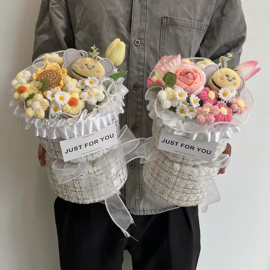 Honey Bee Crochet Bouquet