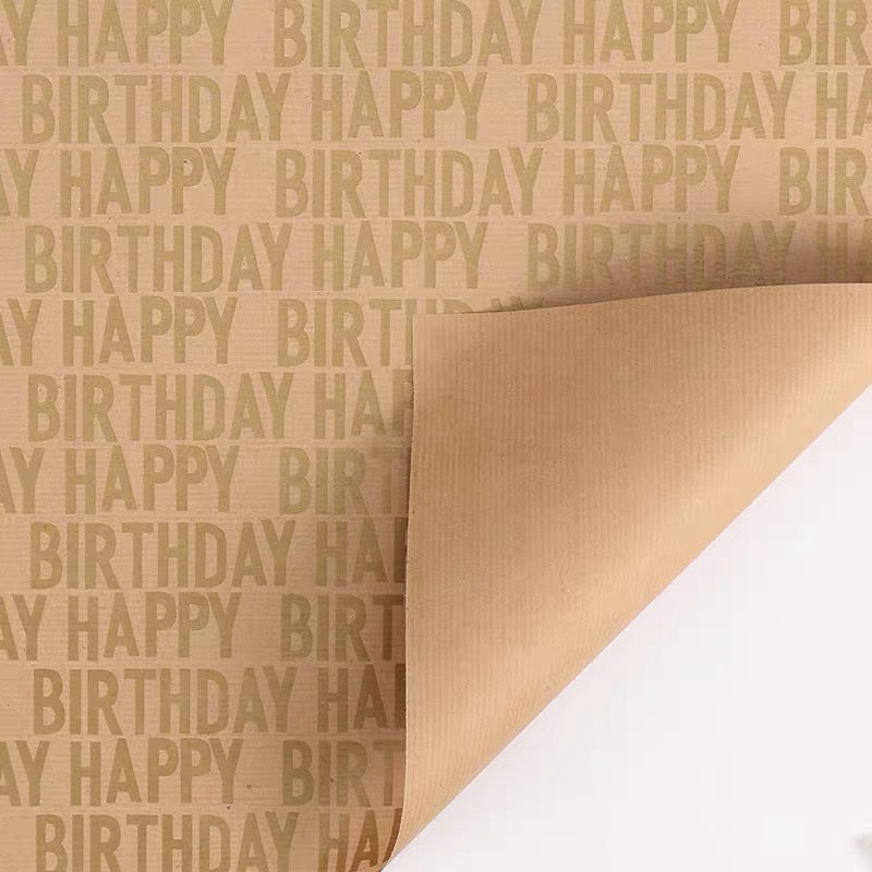 Happy Birthday Wrapping Paper