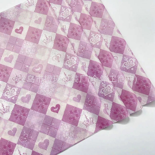 Printed Tissue Paper-Purple Crown