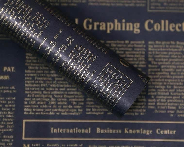 Newspaper Print Tissue Paper