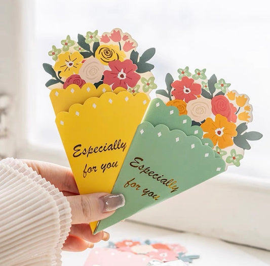 Flower Cone Card