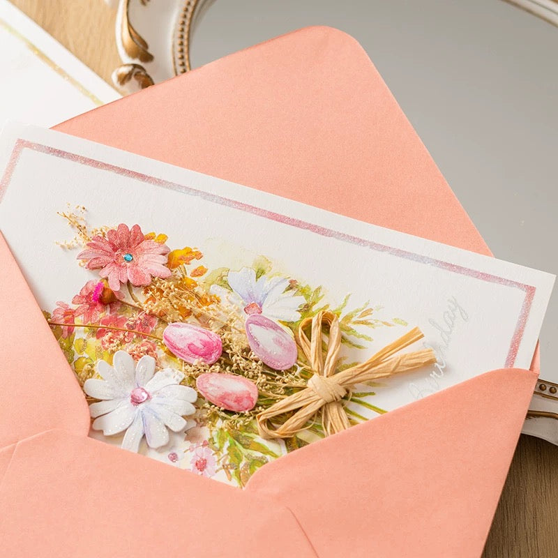 Dried Flower Greeting Card
