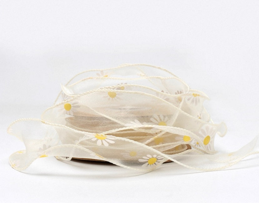 Daisy Fishtail Yarn Ribbon