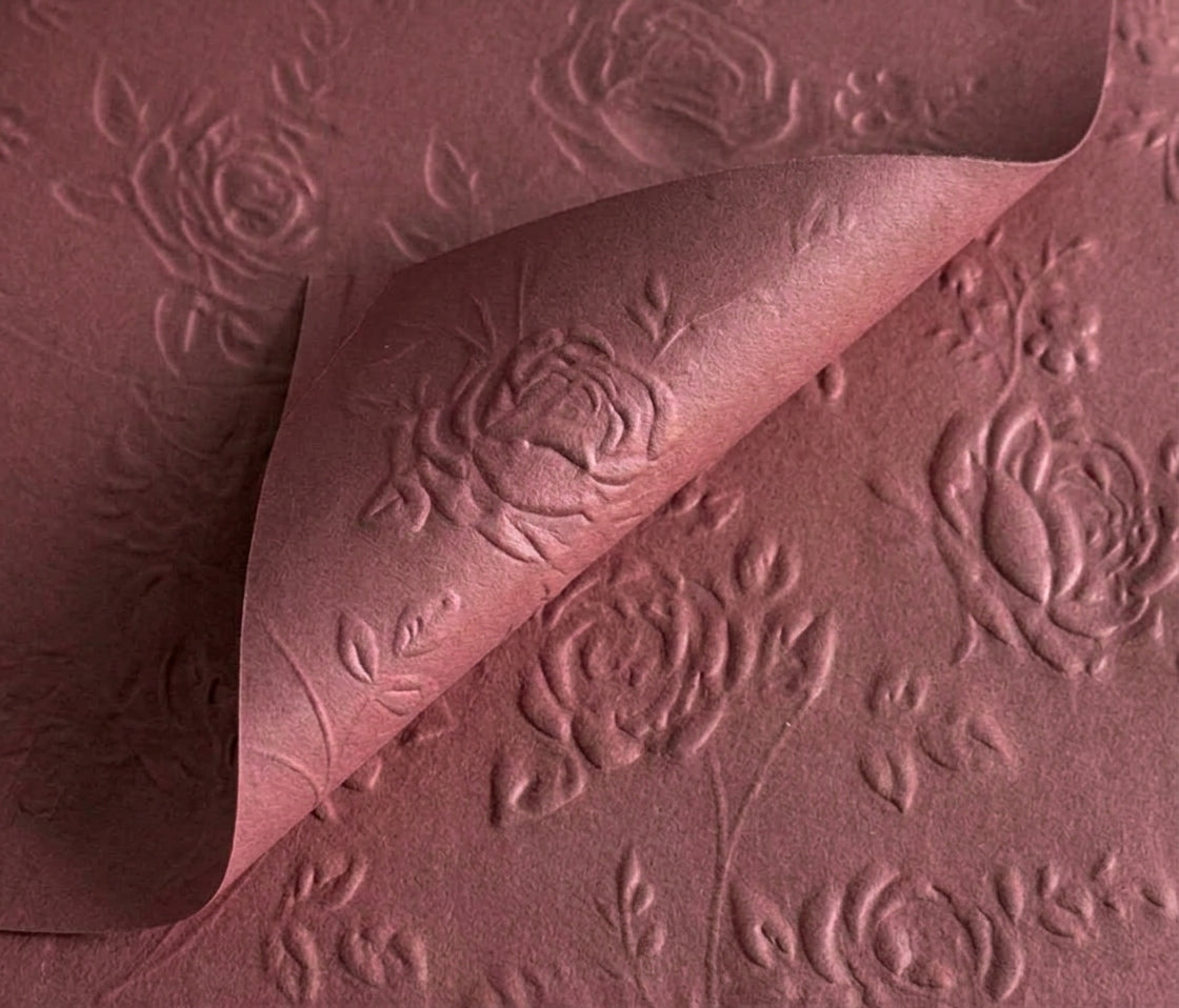 Rose Embossed Paper