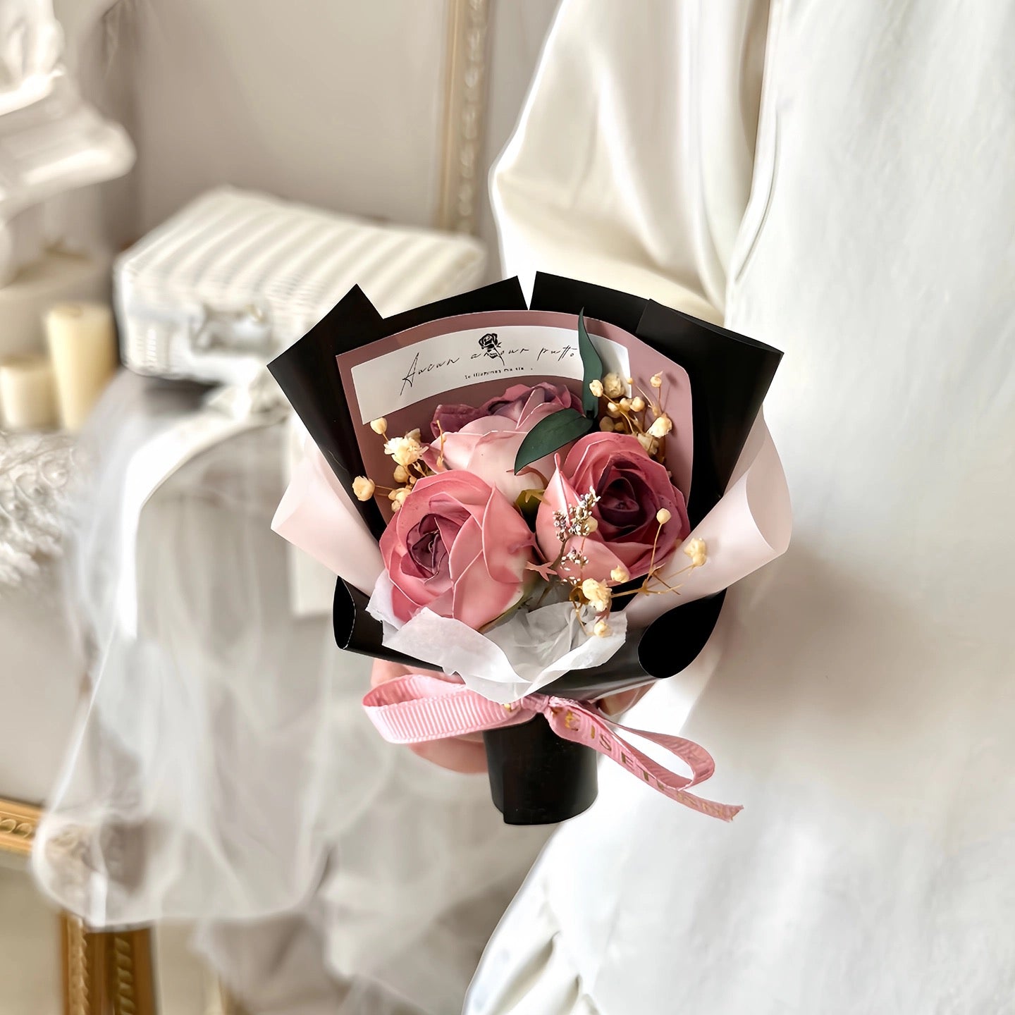 Mini Floral Bouquet with box