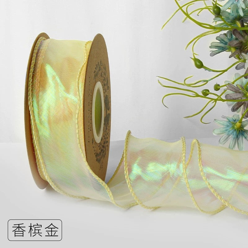 Holographic Fishtail Yarn Ribboon