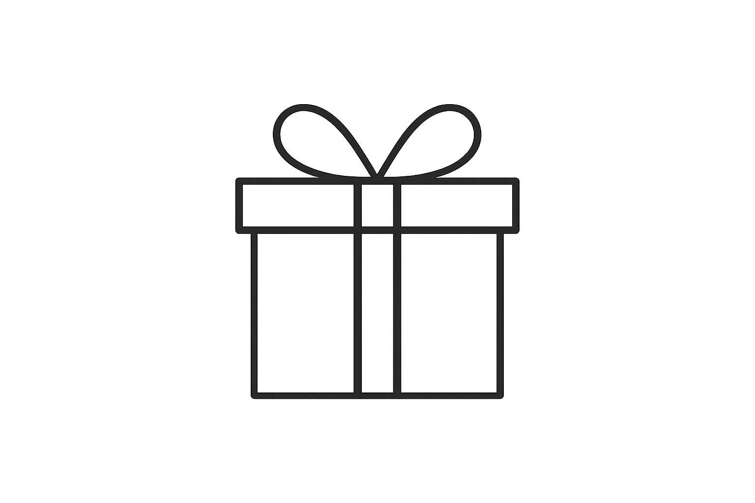 gift box outline icon